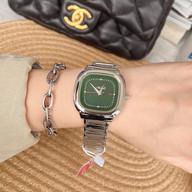 Square Steel Belt Retro Large Dial Women's Simple Watch - YLORESHOP