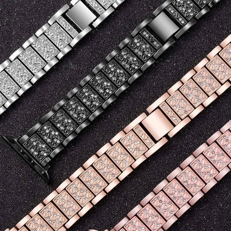 Jewelry Chain Strap For A Pple Watch Band Ultra 49mm 40mm 44mm 42mm 38mm Bracelet Diamond Wrist IWatch Band SE 6 7 8 9 45MM 41MM - YLORESHOP