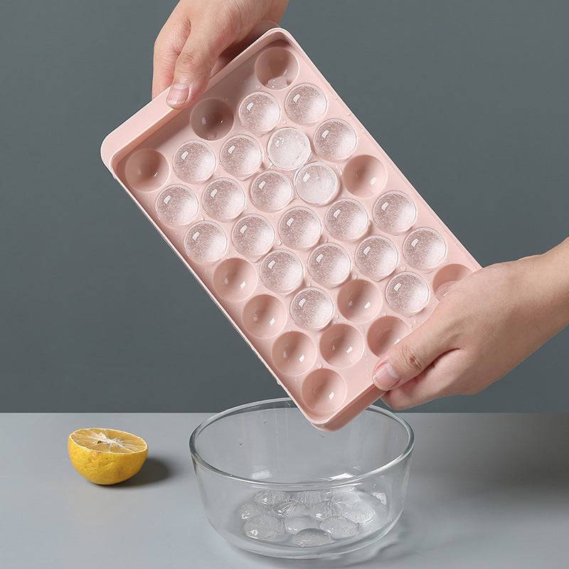 Ice Tray 3D Round Ice Molds Home Bar Party Use Round Ball Ice Cube Makers Kitchen DIY Ice Cream Moulds - YLORESHOP