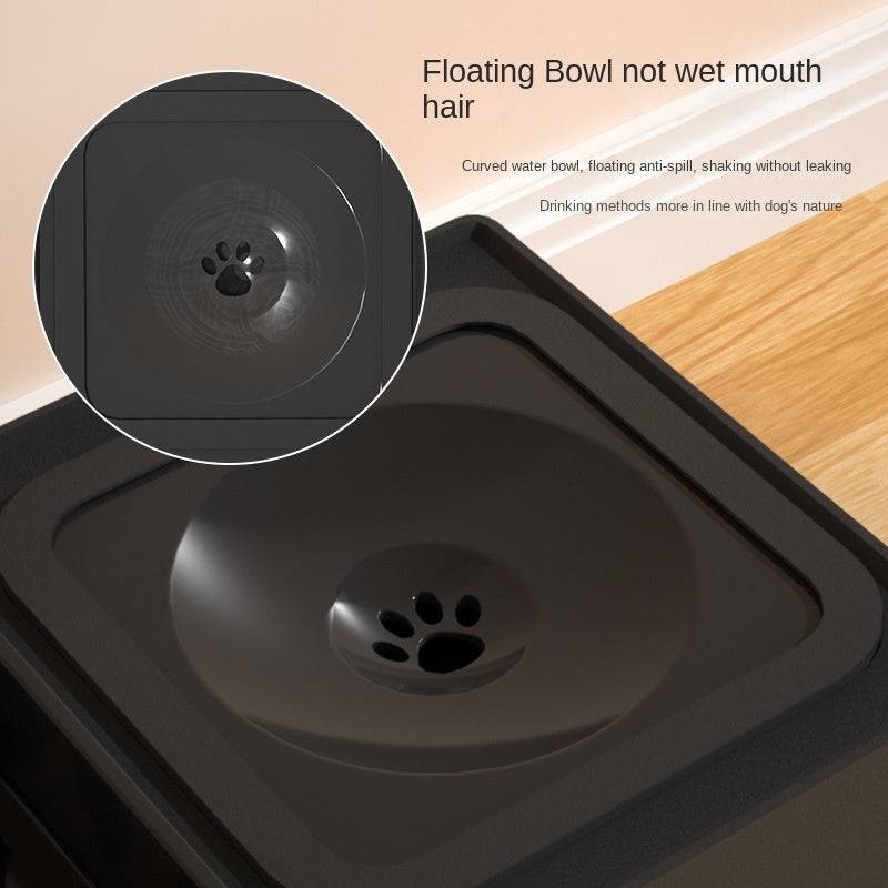 Dog Double Bowls Stainless Stand Adjustable Height Pets Feeding Dish Bowl Big Dog Elevated Food Water Feeders For Dogs  Pet Products - YLORESHOP