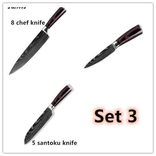 Carpenter's Special Set 6-piece Set 8-piece Set Knife Chef Knife Kitchen Knife Cooking - YLORESHOP