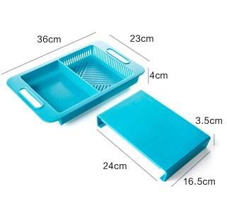 Multifunction Kitchen Chopping Blocks Sinks Drain Basket Cutting Board Vegetable Meat Tools Kitchen Accessories Chopping Board - YLORESHOP