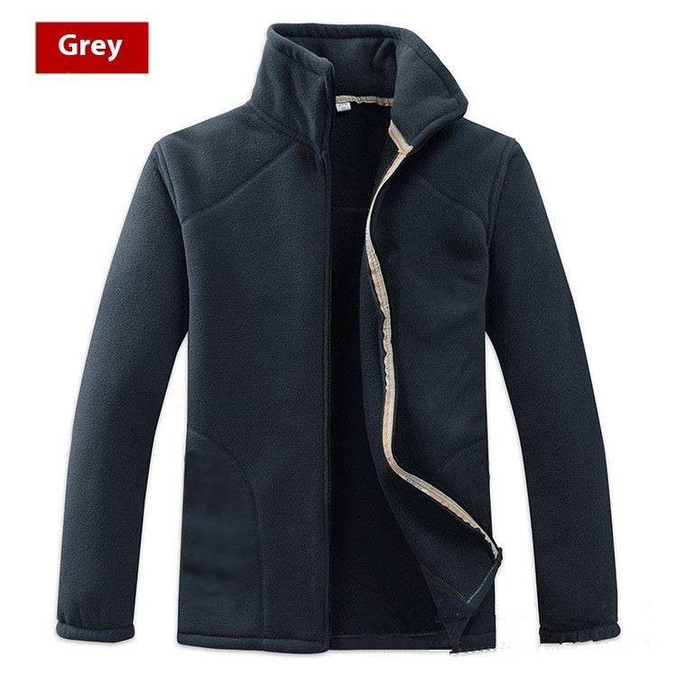 Middle-aged And Elderly Men's Upperwear Warm Sweater Coat