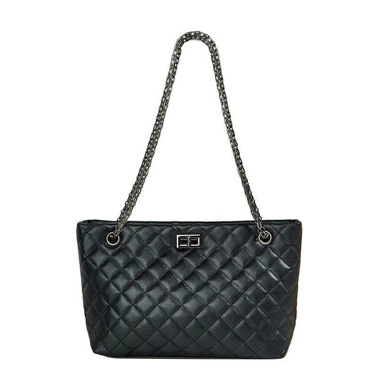 Women's Chain Portable One-shoulder Crossboby Bag Fashion Diamond Plaid - YLORESHOP
