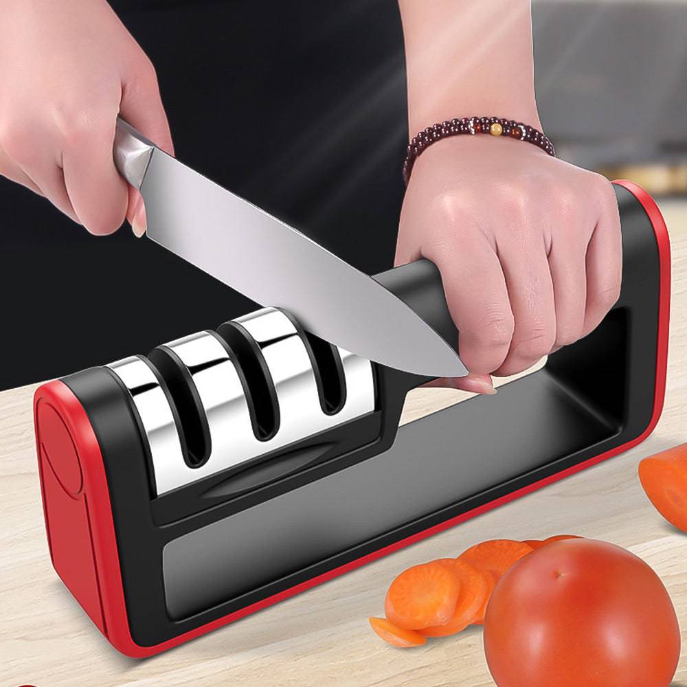 Professional Knife Sharpener Diamond Quick Professional 3 Stages Sharpener Knife Sharpening Tools Sharpening Stone - YLORESHOP