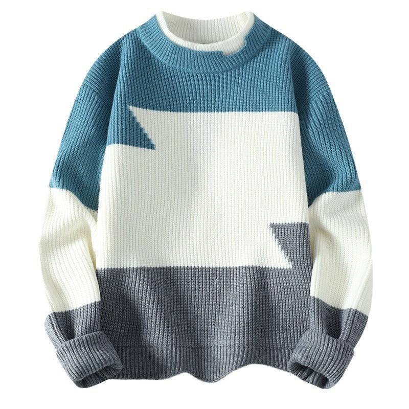 Round Neck Trend Hong Kong Style Fashion Loose Sweater