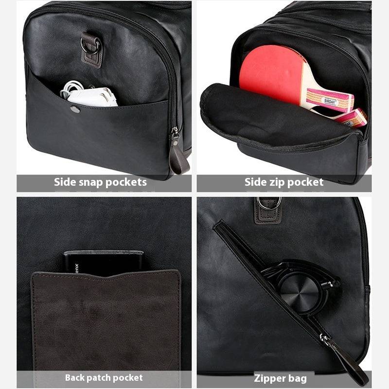 Men's Portable Travel Bag Crossbody Business Short Distance Business Bag Large Capacity - YLORESHOP