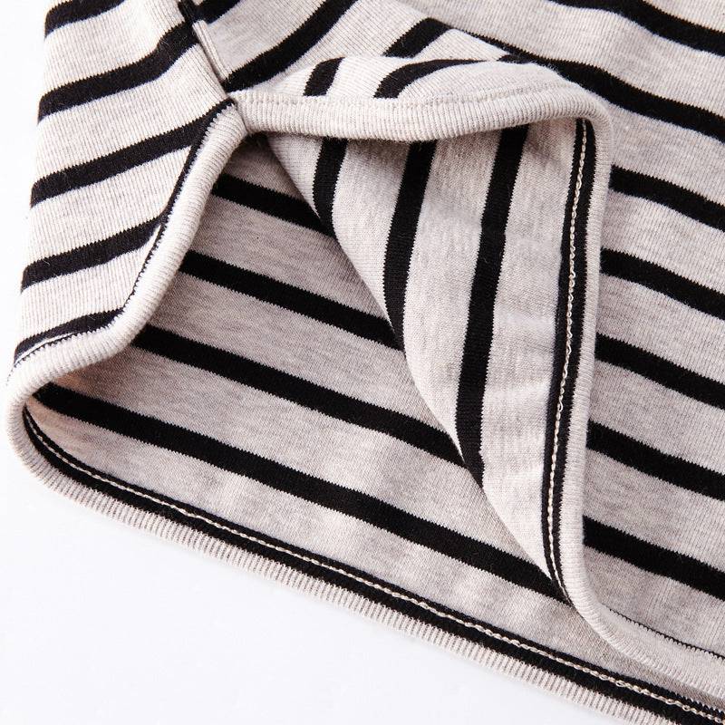 Fashion Striped Print Kids Baby Girls Clothes Cotton Long Sleeve T Shirts For Children Girls Autumn Spring Baby Clothing - YLORESHOP