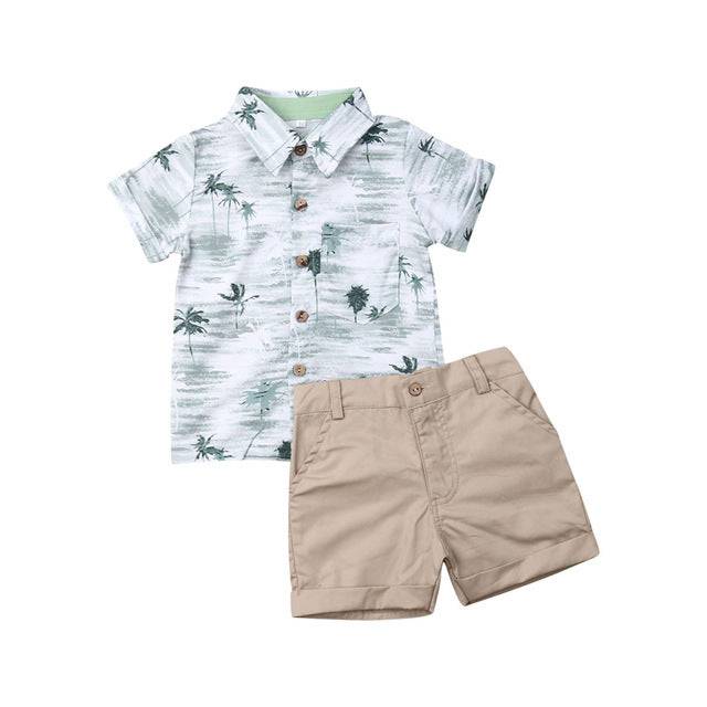 Summer boy T-shirt Shorts Kids Sets - YLORESHOP