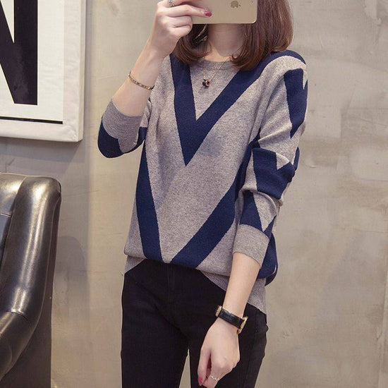 Women's Autumn Crew Neck Sweater - YLORESHOP