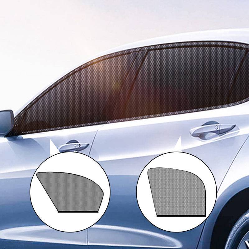 Car Front&amp;Rear Side Curtain Sun Visor Shade Mesh Cover Insulation Anti-mosquito Fabric Shield UV Protector Car Accessories Car Side Window Sunshades Window Screen Door Covers UV Protector