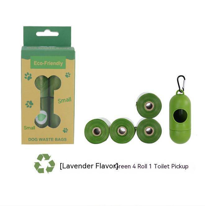 Pet Supplies Fragrance Degradable Pet Garbage Bag Pet Stool Bag Boxed With Dispenser - YLORESHOP