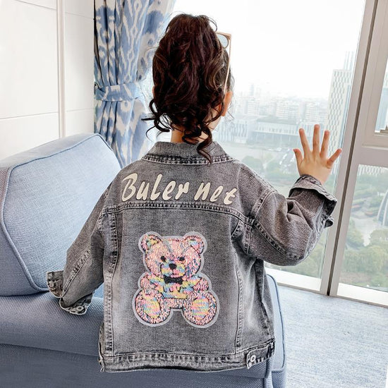 Cartoon Jacket Clothes Children Denim Tops - YLORESHOP