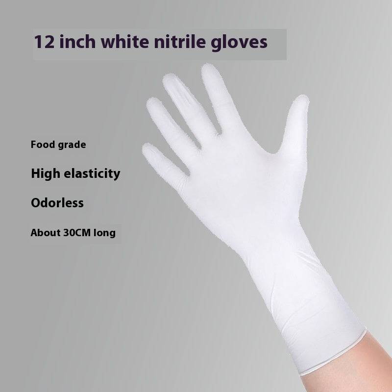 Disposable Dishwashing Gloves Female Extended Waterproof Latex - YLORESHOP