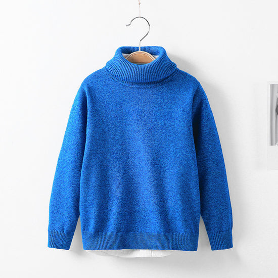 Autumn and winter high collar children's knitwear - YLORESHOP