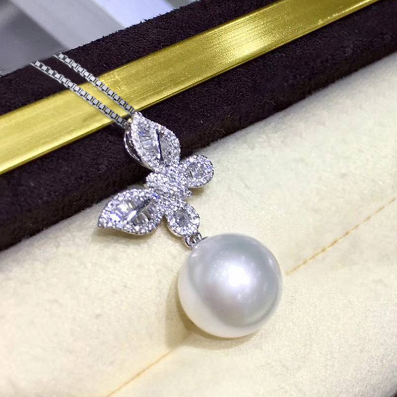 Butterfly Pearl Jewelry Suit Refined Zircon - YLORESHOP