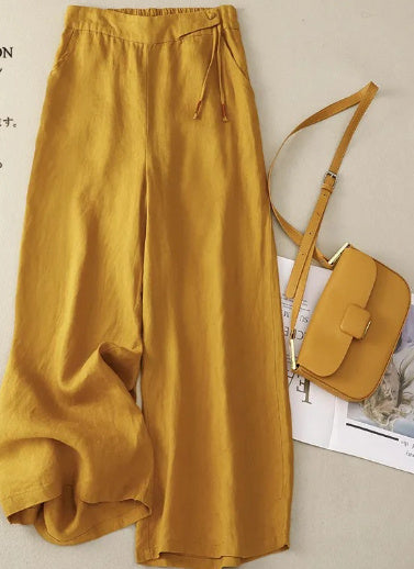 Loose Retro Wide Leg Pants High Waist Drooping Casual Pants - YLORESHOP