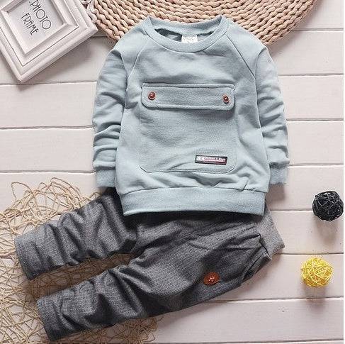 toddler baby clothes children suit 0-3 years old suit + pants children's sportswear boys girls children's clothing brand - YLORESHOP