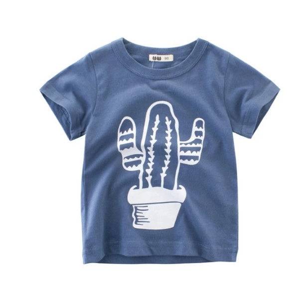 Abbigliamento per bambini Estate T-shirt in cotone per ragazzi nuovi bambini coreani Tesoro da uomo a maniche corte per bambini