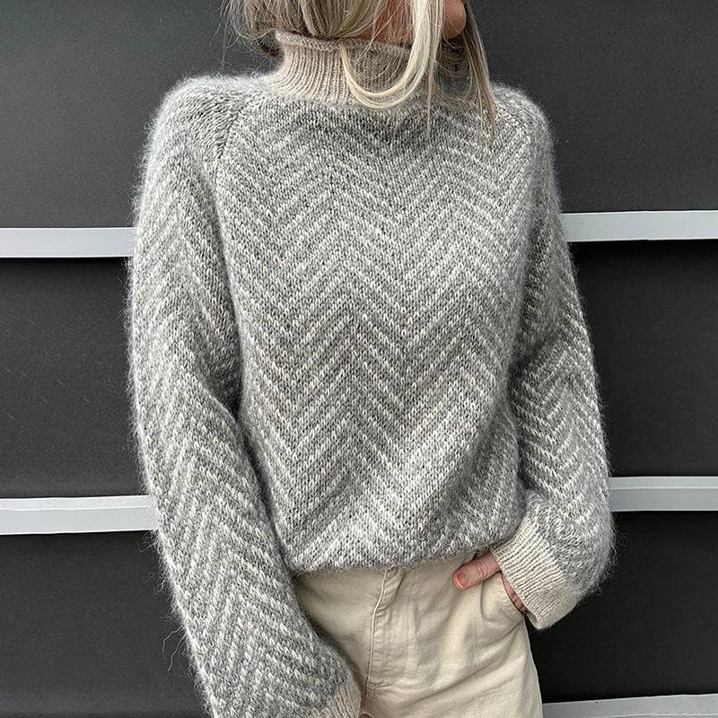 New High Neck Sweater For Women - YLORESHOP