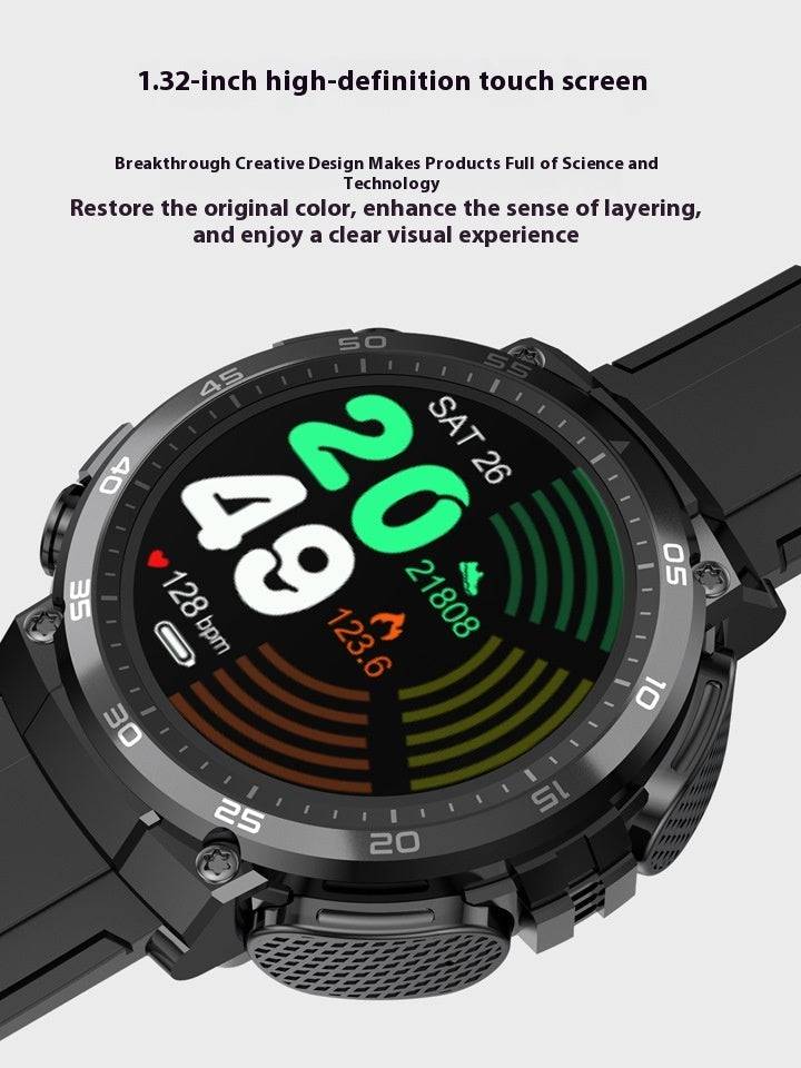 New Sports TWS Earphone Heart Rate Smart Watch - YLORESHOP