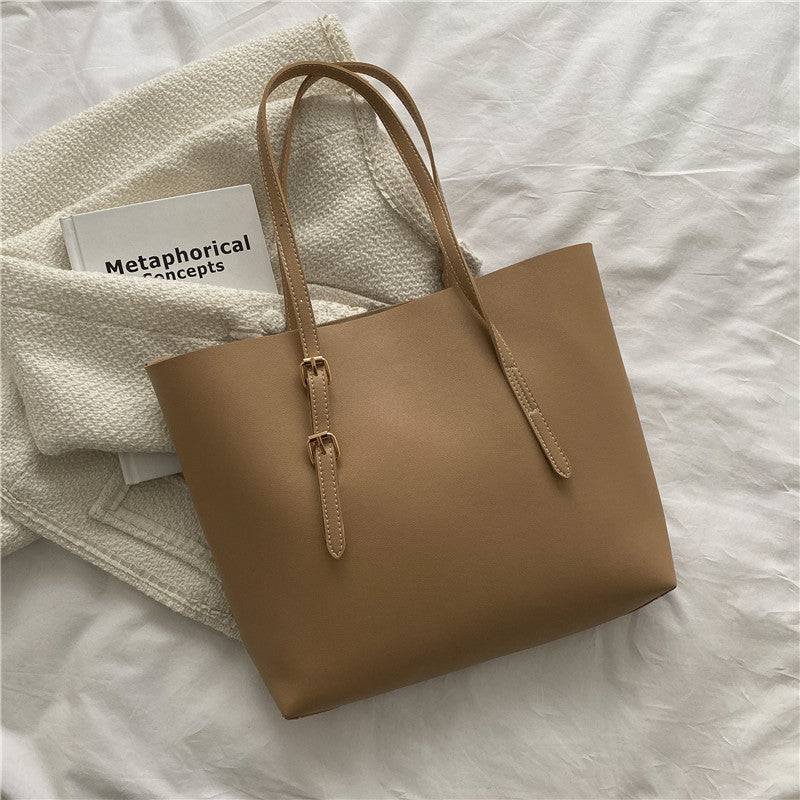 Borsa da pendolare da lavoro Borsa a secchiello monospalla Borsa tote vintage autunno e inverno