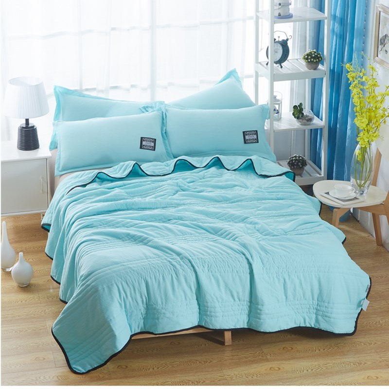 Cooling Blankets Pure Color Summer Quilt Plain Summer Cool Quilt Compressible Air-conditioning Quilt Quilt Blanket - YLORESHOP