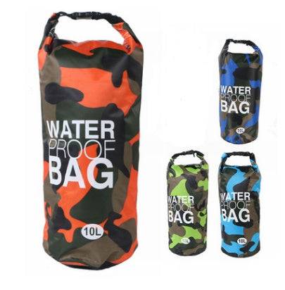 Camouflage waterproof bucket bag beach bag waterproof bucket bag outdoor drifting waterproof bag waterproof bag - YLORESHOP