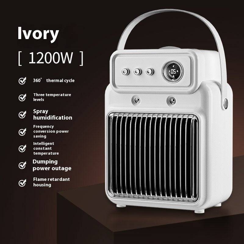 1200W 2 In 1 Efficient Room Heater Humidifying Table Heater Overheating Protections Heater Indoor Heater Suitable For Offices - YLORESHOP