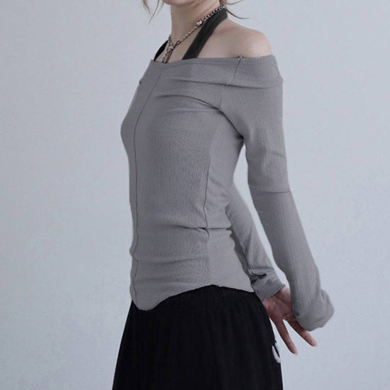 Harajuku Style Casual Versatile Bottoming Top Women - YLORESHOP