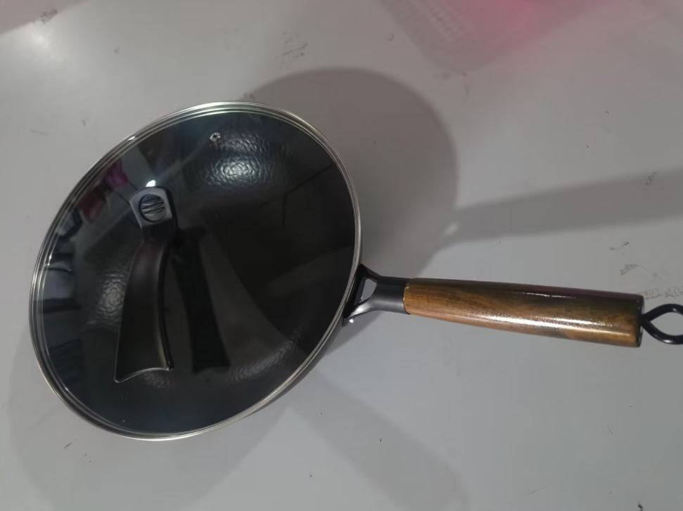 Iron Pan Traditional Iron Wok Handmade - YLORESHOP