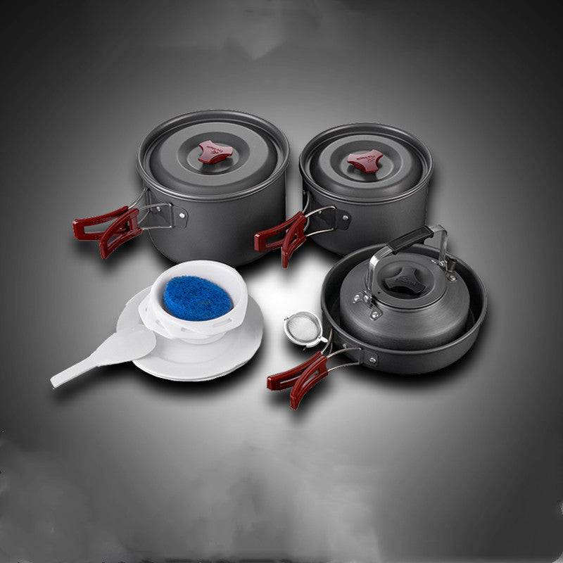 Picnic cookware set camping pot set camping pot - YLORESHOP