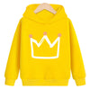 Crown hooded plus velvet sweatshirt - YLORESHOP