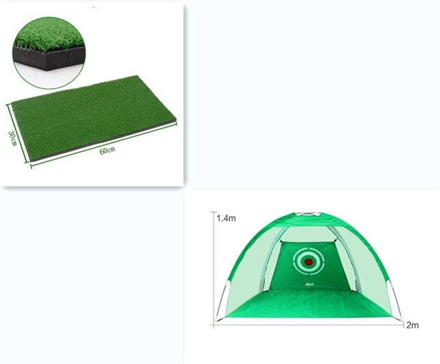 Golf Practice Net Tent Golf Hitting Cage Garden Grassland Practice Tent Golf Training Equipment Mesh Outdoor - YLORESHOP