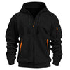 Outerwear Pocket Decorated Sporty Casual Hoodie For Men - YLORESHOP