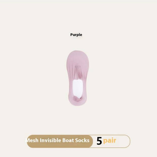 Women's Summer Thin Breathable Traceless Invisible Socks - YLORESHOP