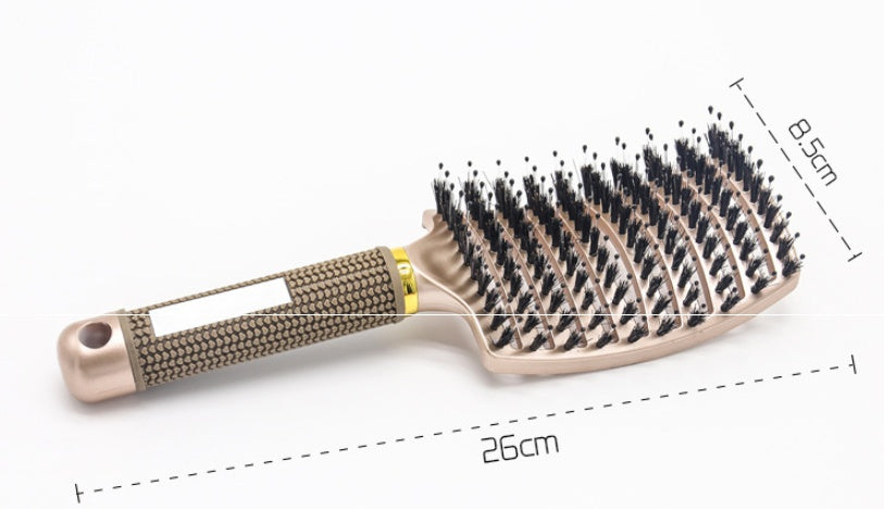 Hairbrush Anti Klit Brushy Haarborstel Women Detangler Hair Brush Bristle Nylon Scalp Massage  Teaser Hair Brush Comb - YLORESHOP