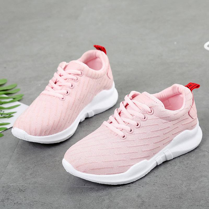 Korean Style Breathable Knitted Sneakers For Women - YLORESHOP