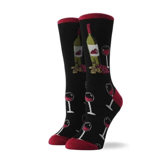 wine woman socks - YLORESHOP