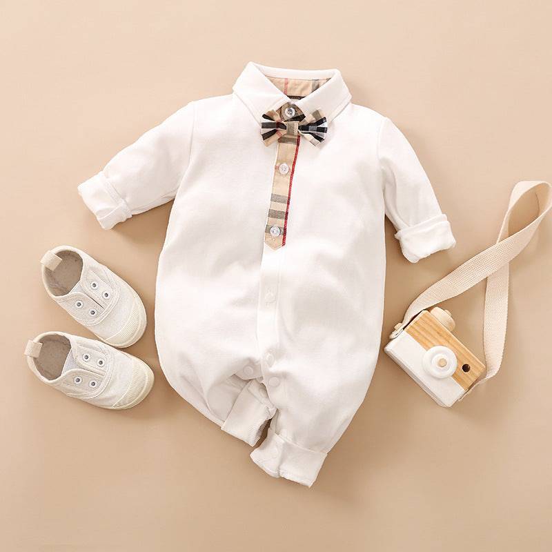 Gentleman's Baby Clothes, Long-sleeved Baby Clothes, Gentleman's Romper - YLORESHOP