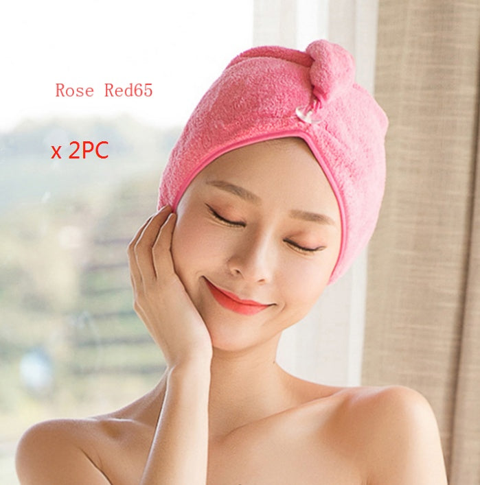 Women's Hair Dryer Cap, Absorbent Dry Hair Towel - YLORESHOP