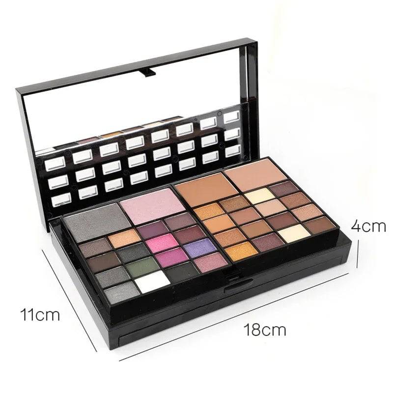 74 Colors Makeup Set Lip Gloss Blush Eyeshadow Highlight Combination Plate Wholesale Makeup Set - YLORESHOP