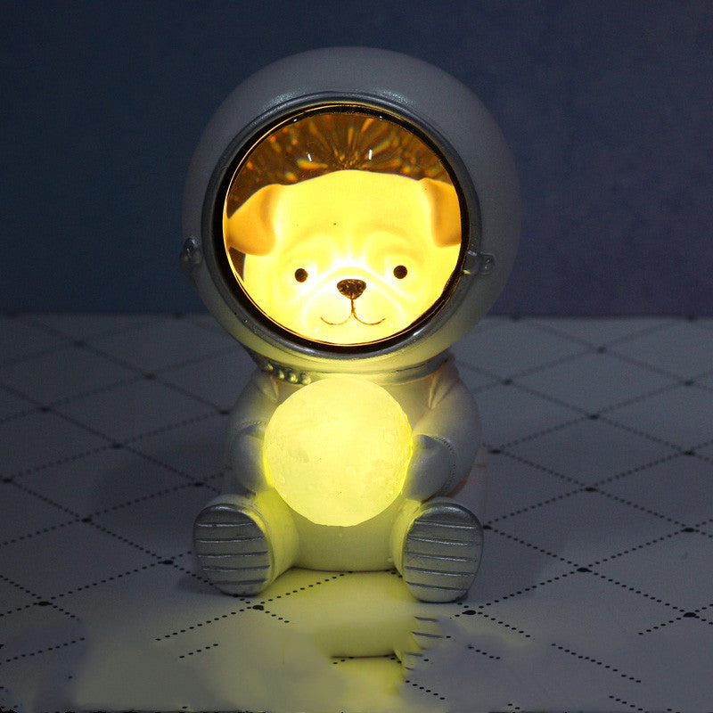 Starry sky animal atmosphere night light