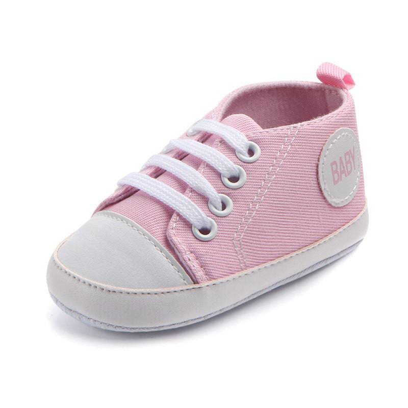 Scarpe da ginnastica sportive classiche in tela Scarpe da primo camminatore per bambina e bambino Scarpe da bambino antiscivolo con suola morbida per neonati