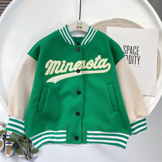Children's clothing, boys' baseball jacket - YLORESHOP