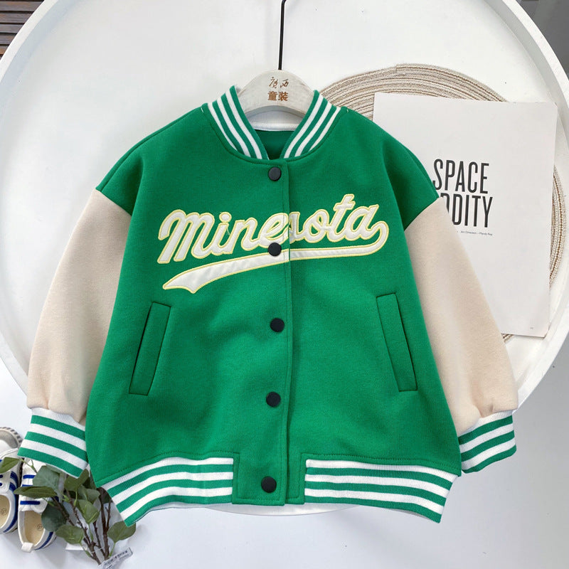 Children's clothing, boys' baseball jacket - YLORESHOP