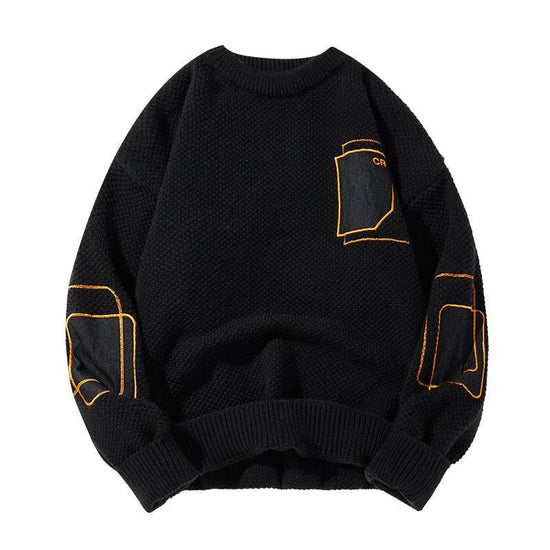 Round Neck Sweater Pattern Japanese Spring And Autumn Leisure - YLORESHOP