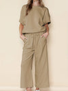 Autumn Solid Color Texture Casual Suit Female European And American Thin Loose Flab Hiding - YLORESHOP