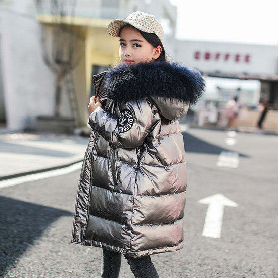Children's shiny down jacket - YLORESHOP