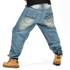 Casual Loose Hip Hop Denim Jeans for Boys and Men - YLORESHOP